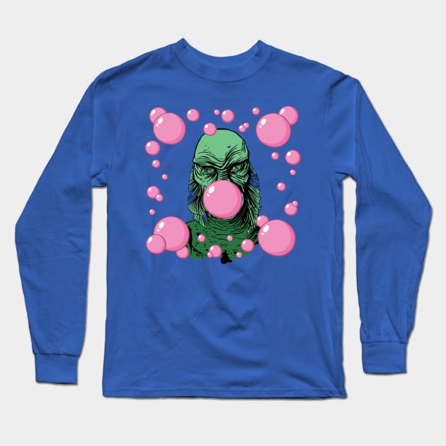 Lagoon Balloon Long Sleeve T-Shirt by Spatski